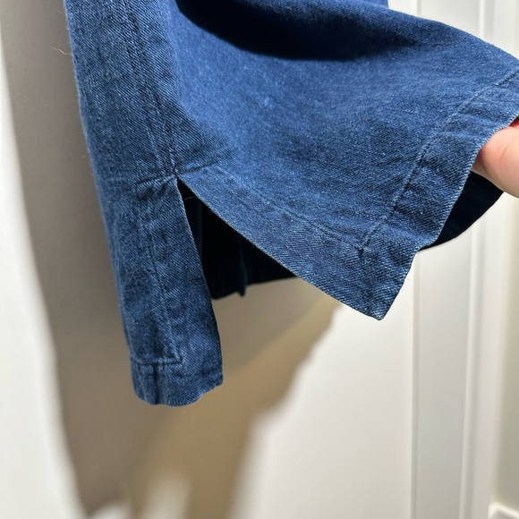 Soft denim button up dress - Picture 7 of 7